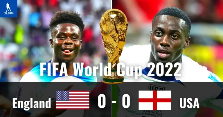 England Vs USA Results