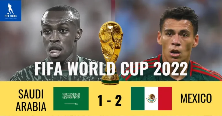 SAUDI ARABIA VS MEXICO Results