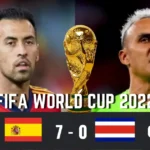 Spain Vs Costa Rica Match Results