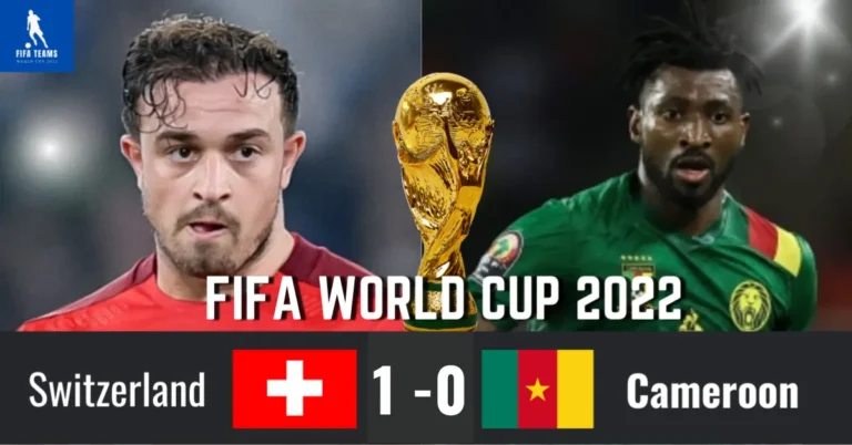 Swtizerland Vs Cameroon Results
